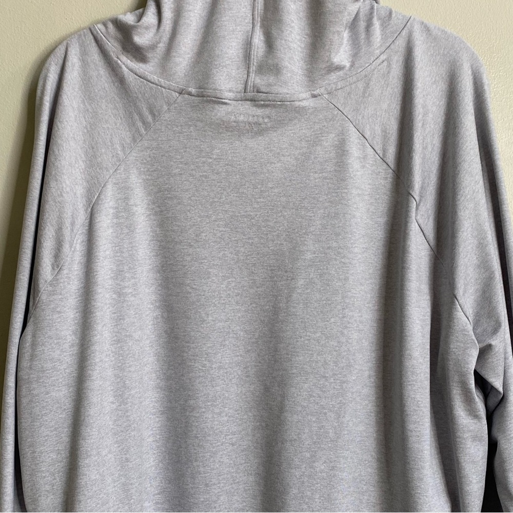 Athleta Light Heather Grey Uptempo Hoodie Size 1X - Picture 12 of 16